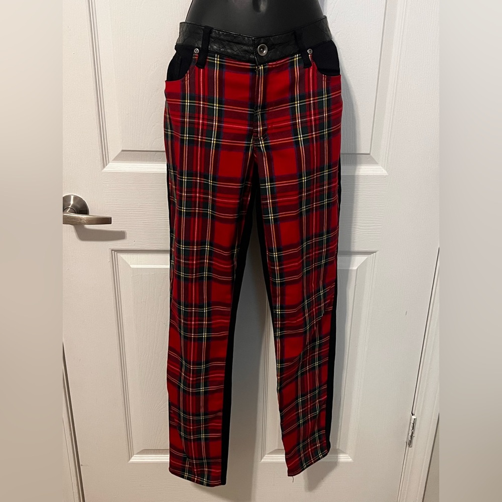 Red Plaid Women’s Pants